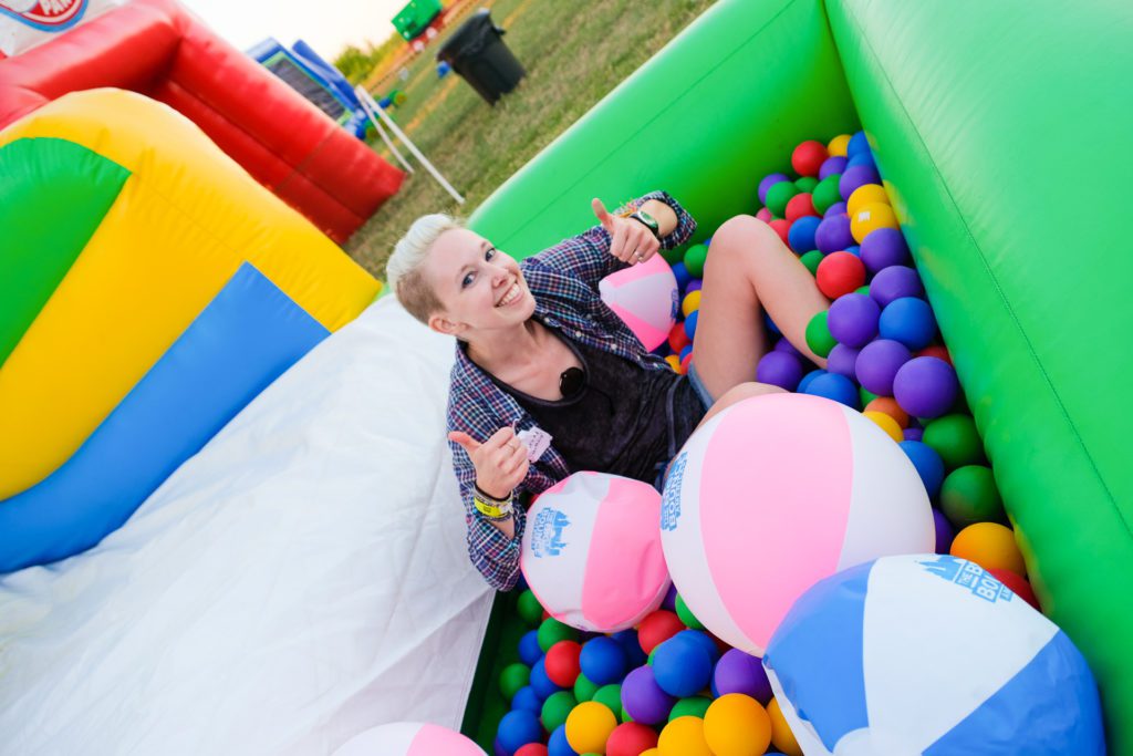 Ball pit #1 at The Big Bounce America