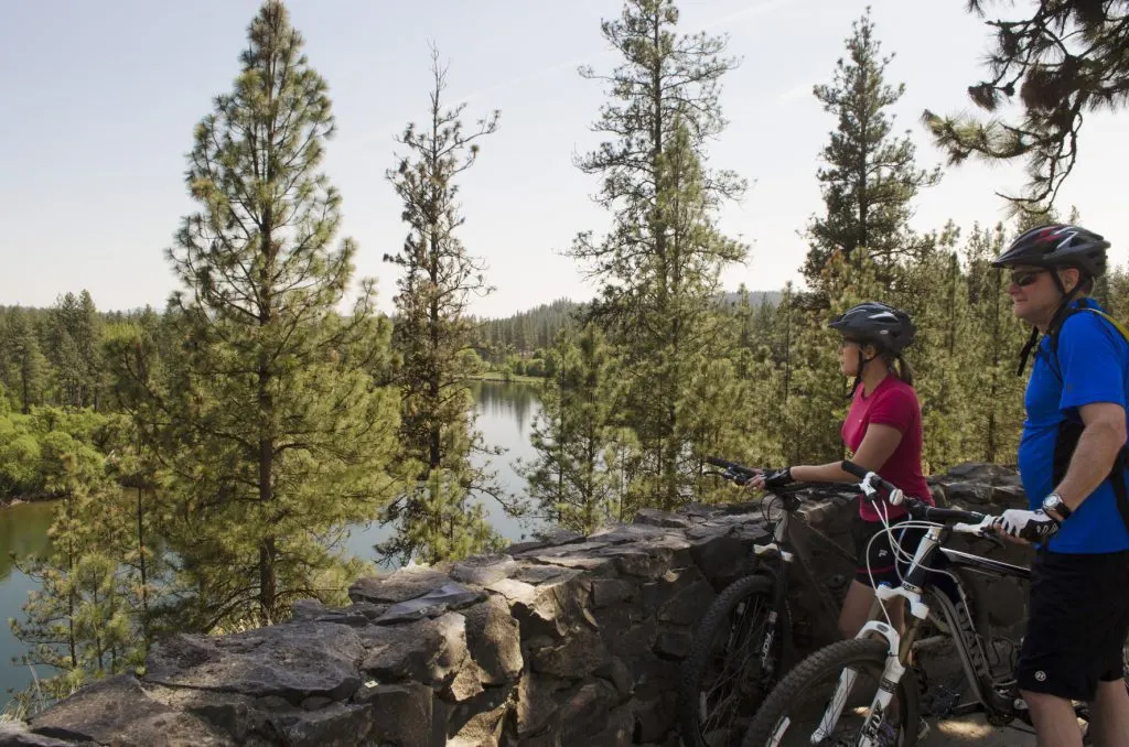 Mountain biking in Riverside Park is just the start. Photo credit: Visit Spokane