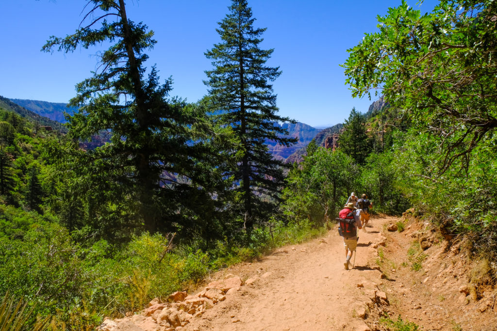 Backpacking rim to rim at Grand Canyon National Park