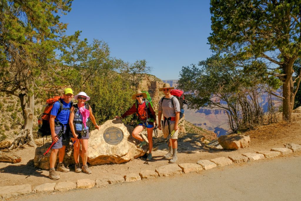 Backpacking rim to rim at Grand Canyon National Park