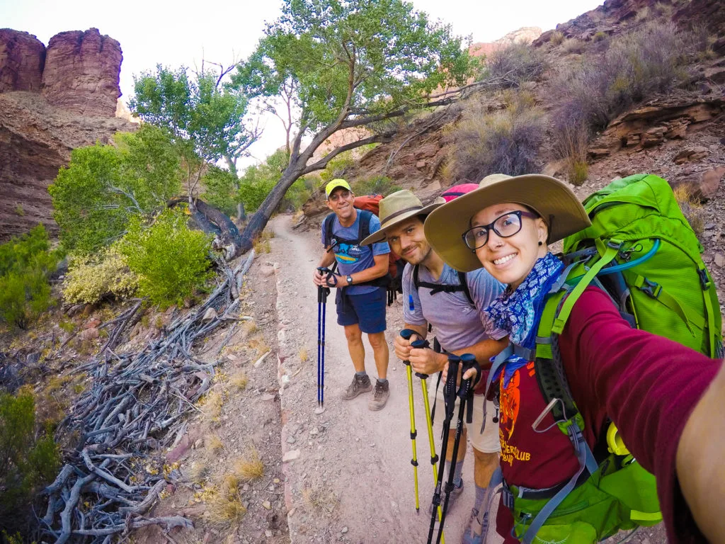 Backpacking rim to rim at Grand Canyon National Park