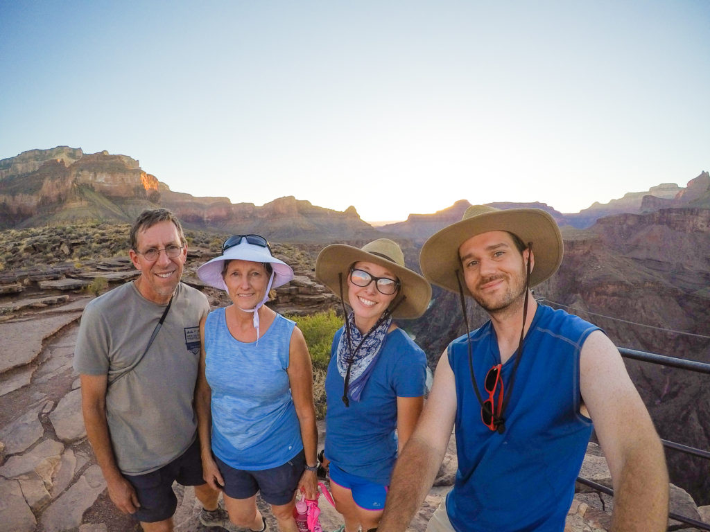 plateau point. Backpacking rim to rim at Grand Canyon National Park