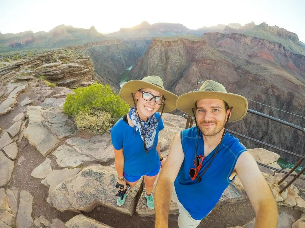 plateau point, Backpacking rim to rim at Grand Canyon National Park
