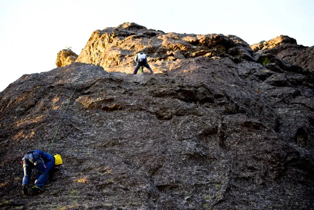 Chalk up! The rock climbing in Spokane gets serious. Photo Credit: Visit Spokane