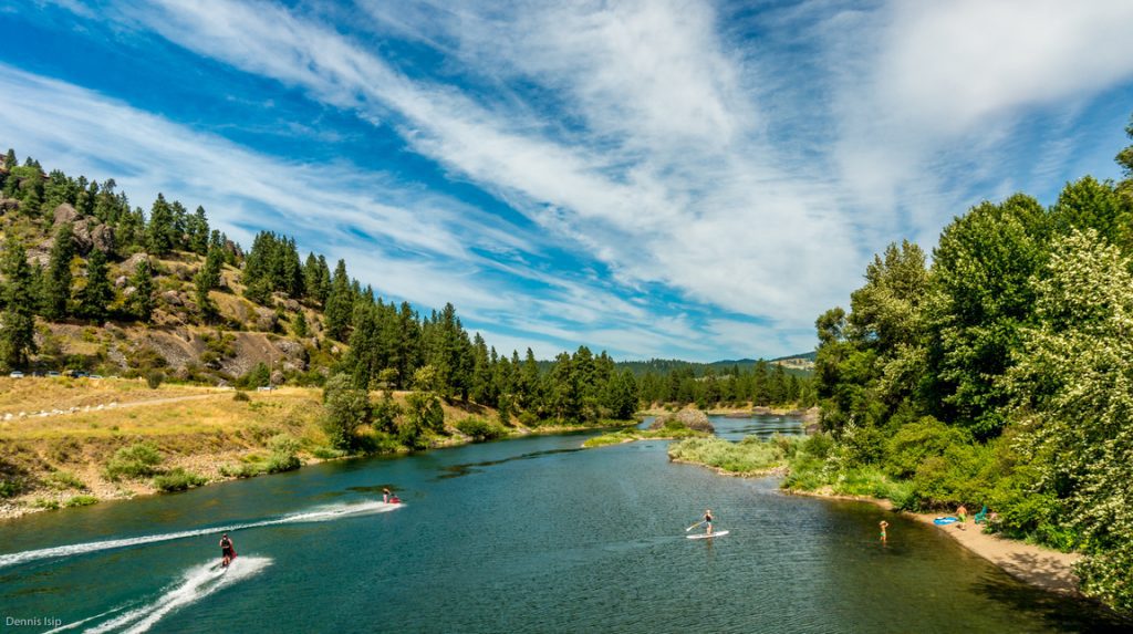Boating, kayaking, SUPing, you name it; if it can be done on the water, you can do it in or around Spokane.