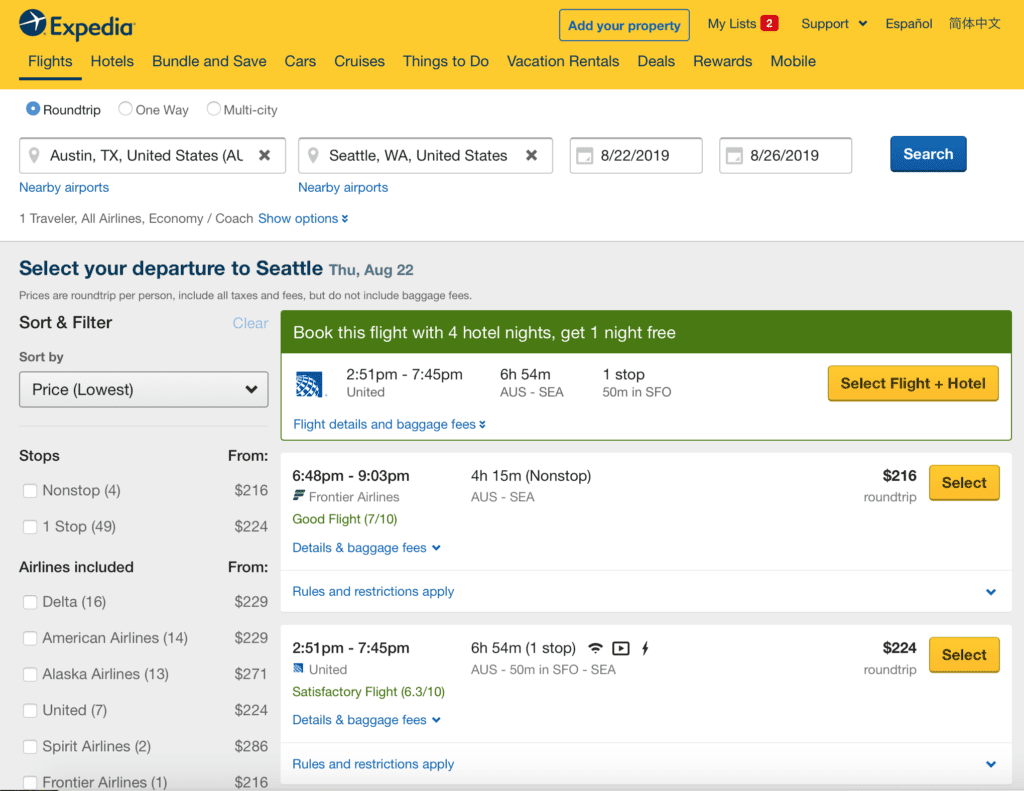 best booking sites for cheap flights