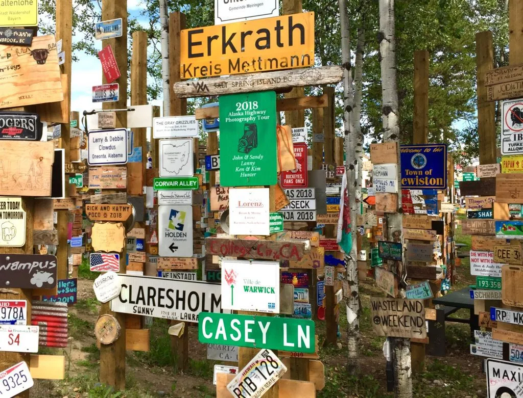 Watson Lake Signpost Forest