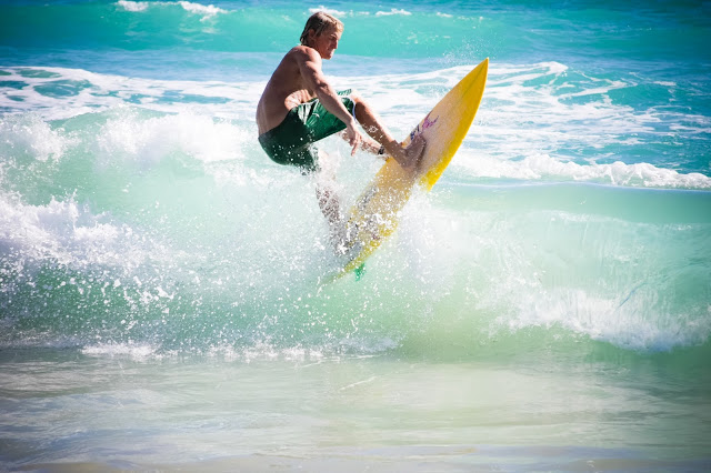 Surfing Stuart Beach