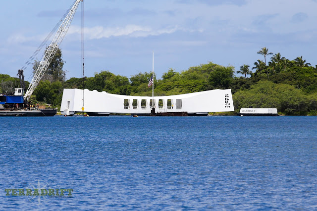 The U.S.S. Arizona Memorial is a free tour available at the Pearl Harbor Historic Site
