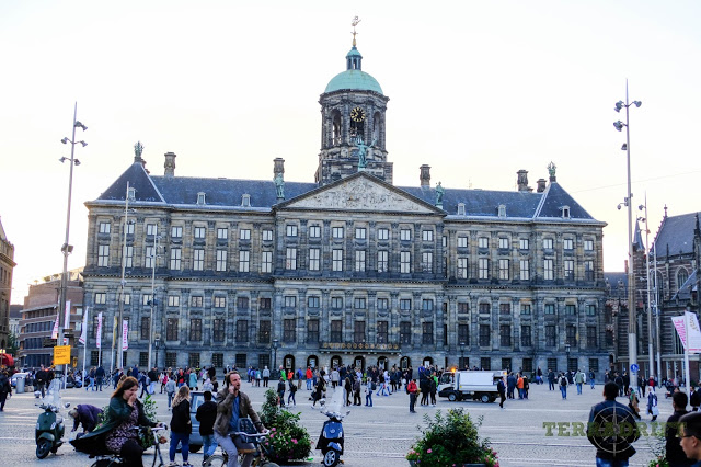  The Royal Palace at Dam Square in Amsterdam