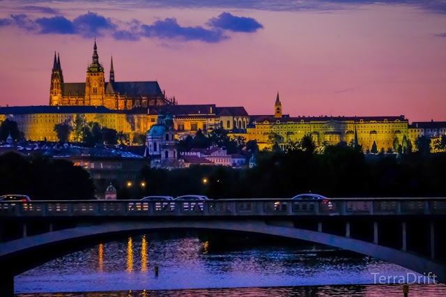  The evening view from Charles Bridge