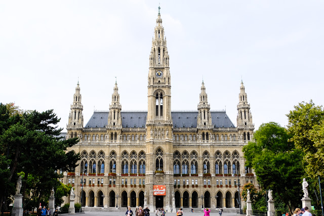 Rathaus, or City Hall, Vienna, Austria