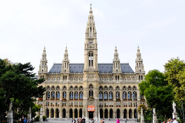 Rathaus, or City Hall, Vienna, Austria