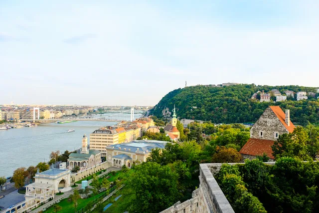  The view of Gallért Hillfrom Buda Castle