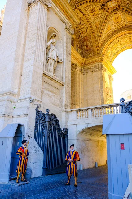 guards at vatican city