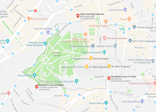 map vatican city