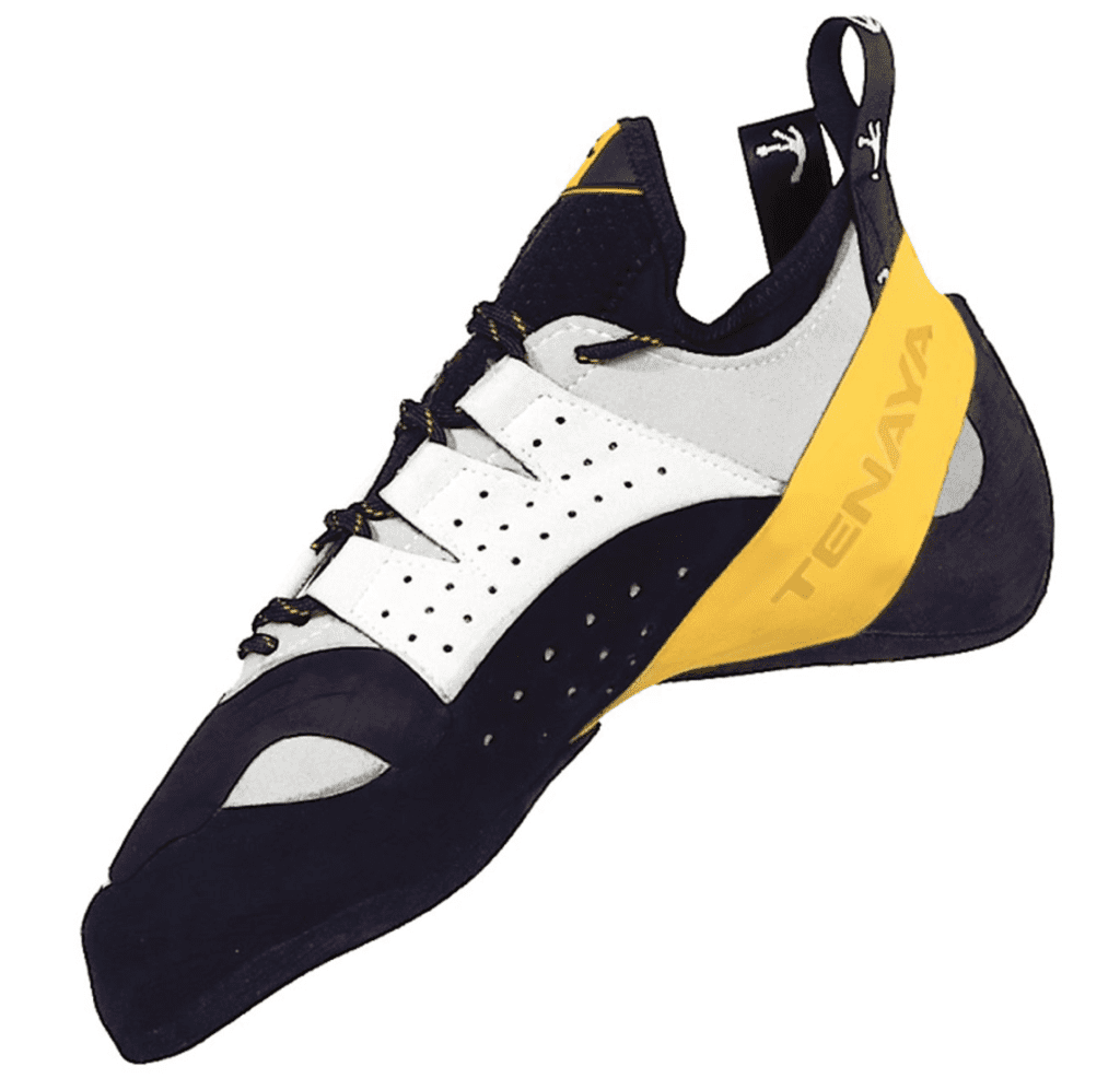 the Tenaya Tarifa vegan climbing shoe