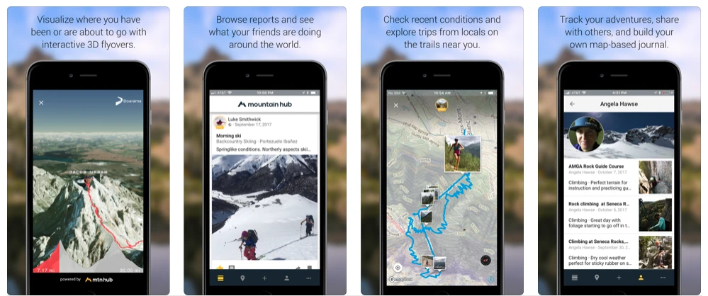 mountain hub app