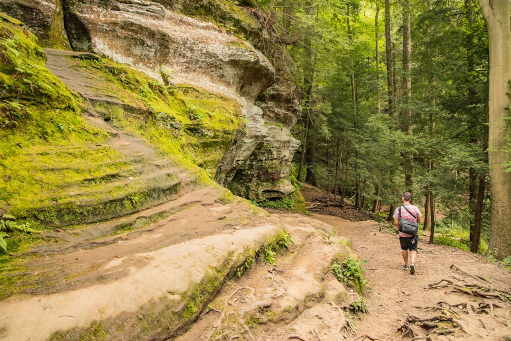 hocking hills ohio hiking