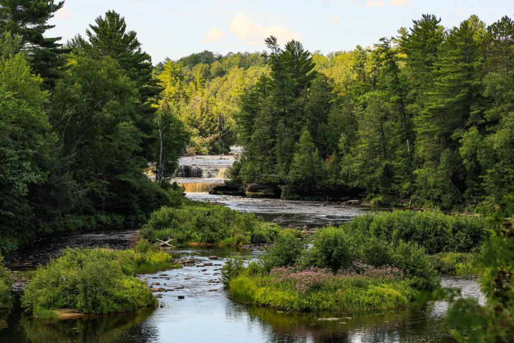 Tahquamenon Falls state park michigan road trip