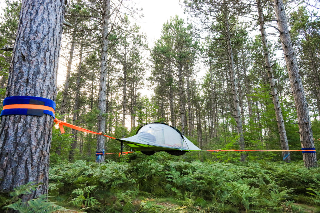 Tensile connect tree tent