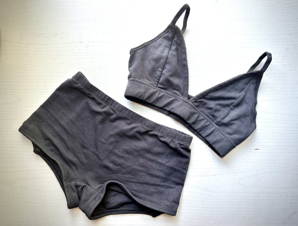 Jungmaven hemp underwear: Chennai underwear and Triangle Bra.