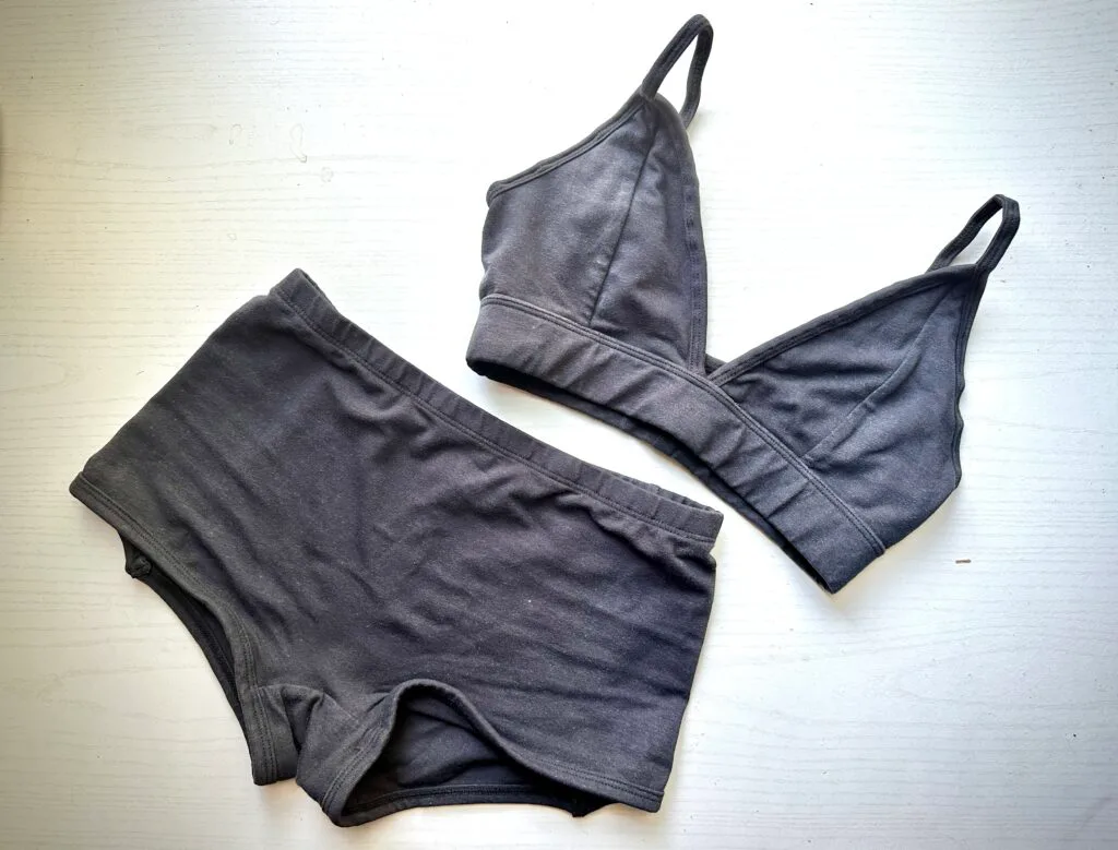 Jungmaven hemp underwear: Chennai underwear and Triangle Bra.