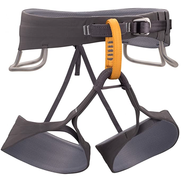 The Black Diamond Solution men's sustainable climbing harness