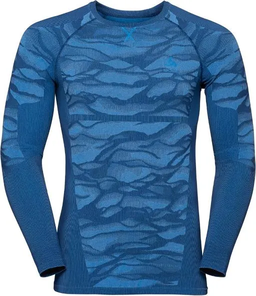 The Odlo Blackcomb base layer for men in blue