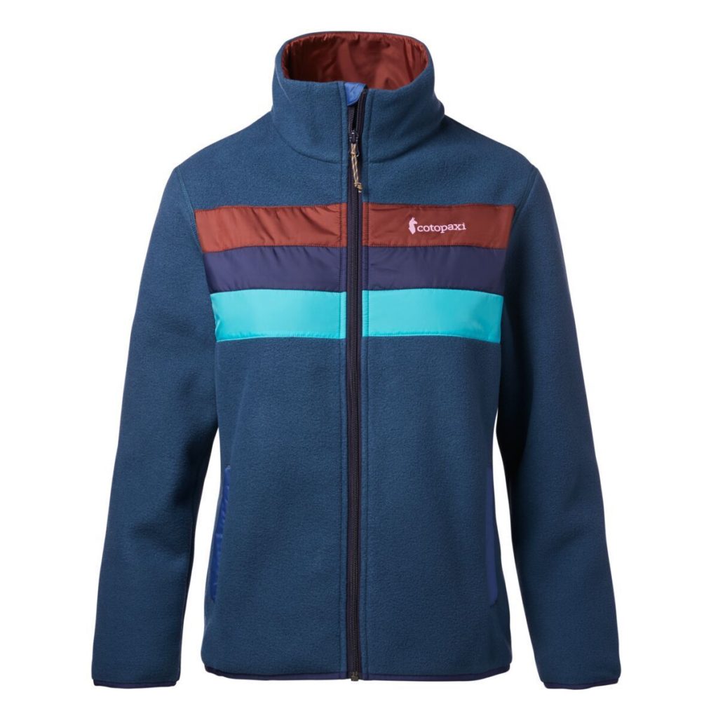 The Cotopaxi Teca Sustainable Fleece.