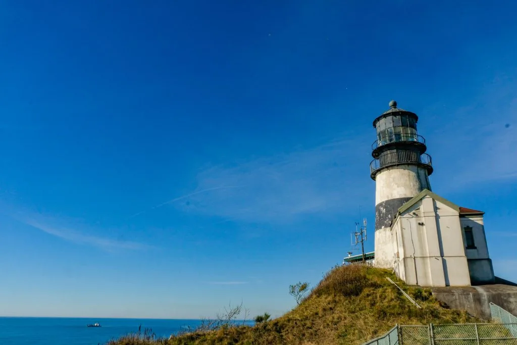Cape Disappointment Lighthouse on Long Beach Peninsula, Washington
