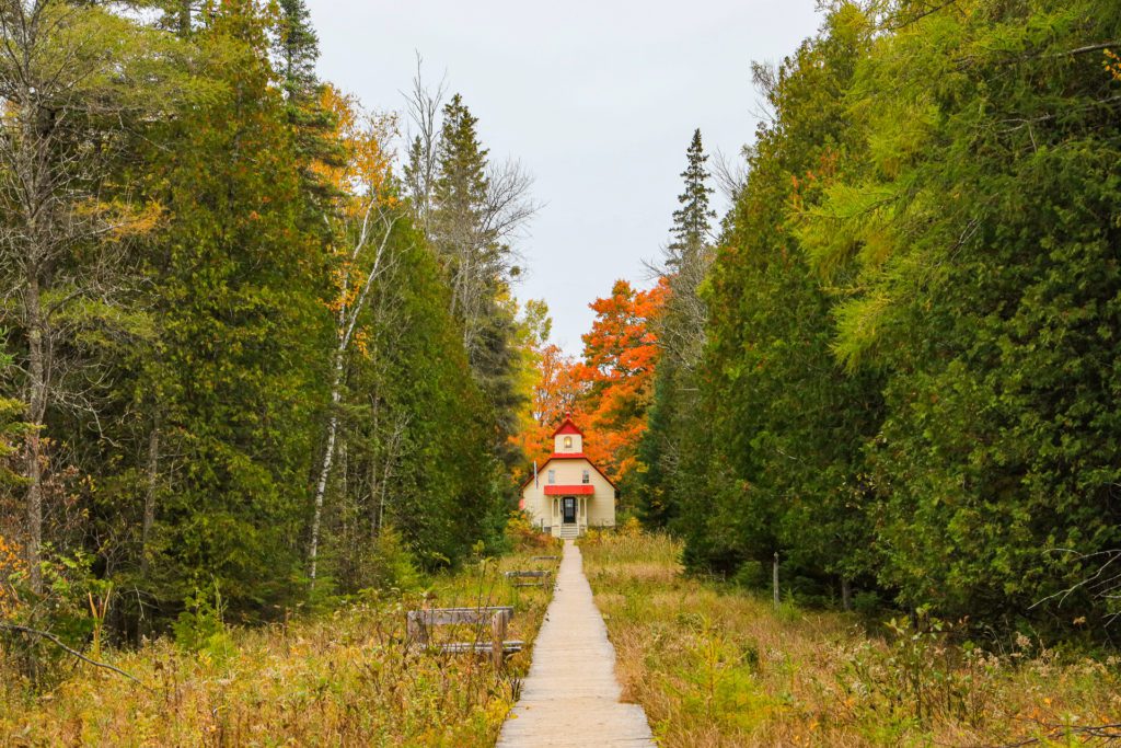 One of the Range Lights at Ridges Sanctuary in Door County, Wisconsin.