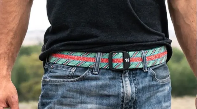 Valentine's Day Gift Ideas for Him: YoColorado Crux Upcycled climbing rope belt.