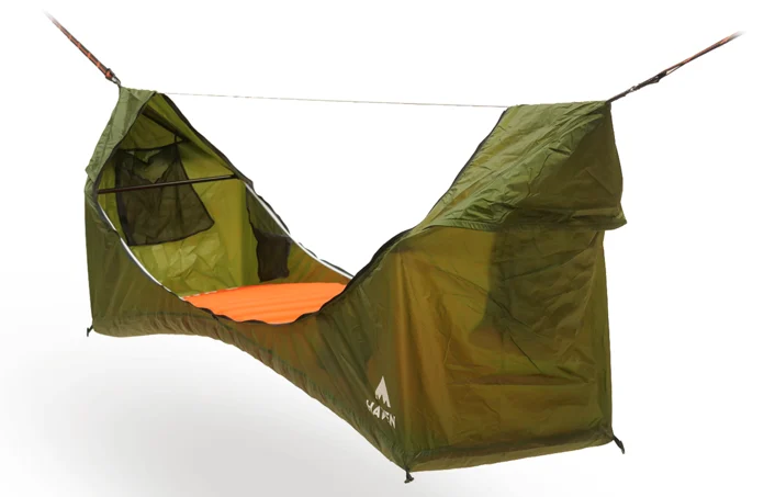Haven Tent lay-flat hammock.