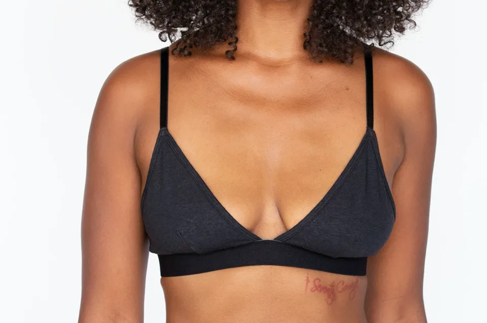 Organic Cotton Keyhole Bralette