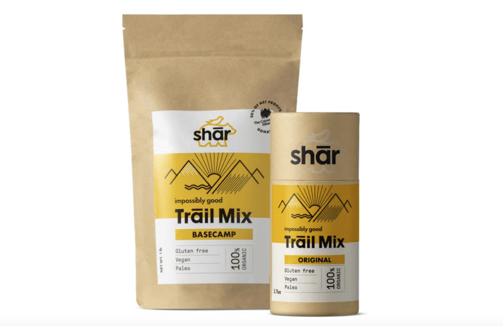 Sustainable Snacks in Compostable Packaging: Shar Trail Mix