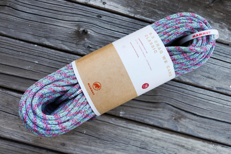 Mammut sustainable climbing rope