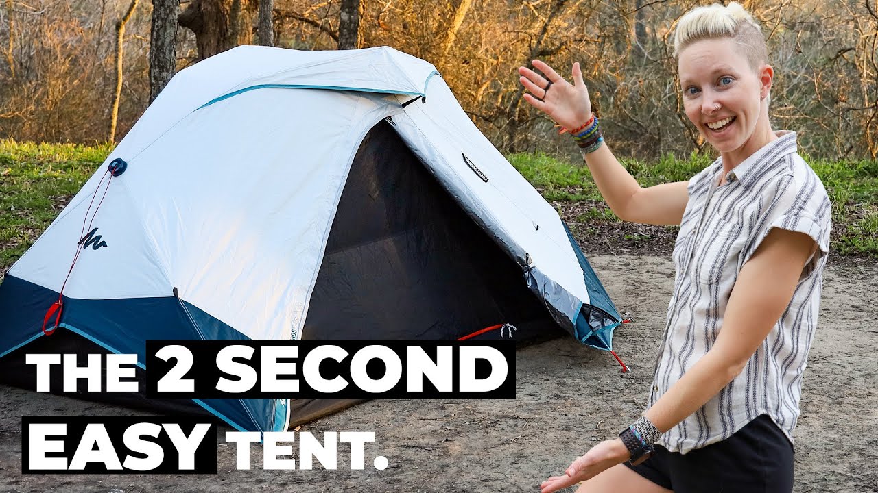 The Decathlon 2 Second Easy Tent: Easy to Set Up and Super Dark