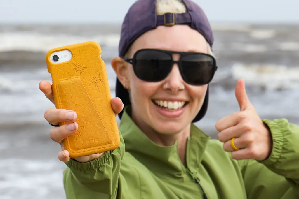Gifts for Outdoorsy Moms: The Pela Case Wallet Case in yellow