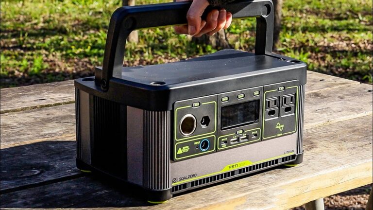 Portable Solar Power! The Goal Zero Yeti 500X and Nomad 50