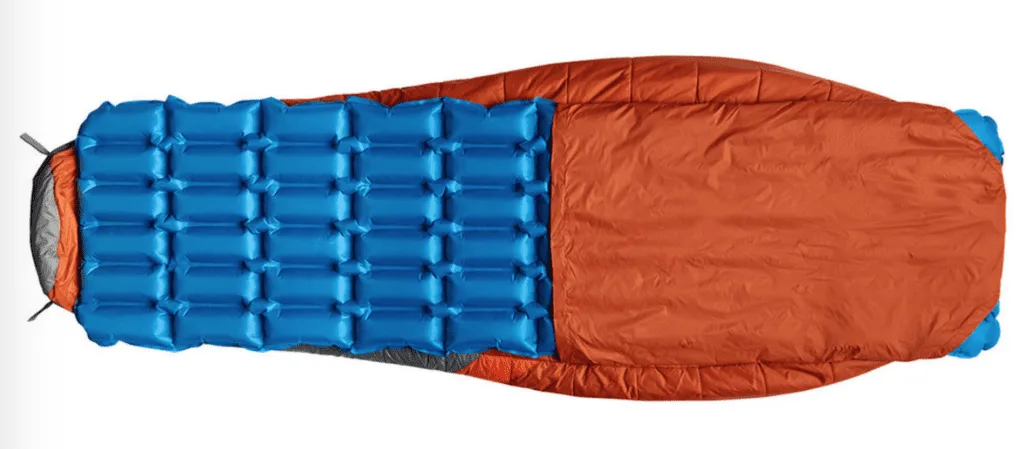 Zipperless on sale sleeping bag