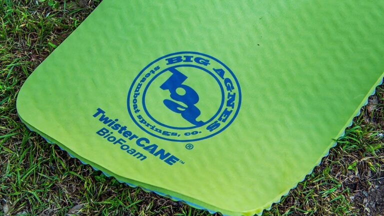 The Big Agnes TwisterCane BioFoam Sleeping Pad is Made of Plants!