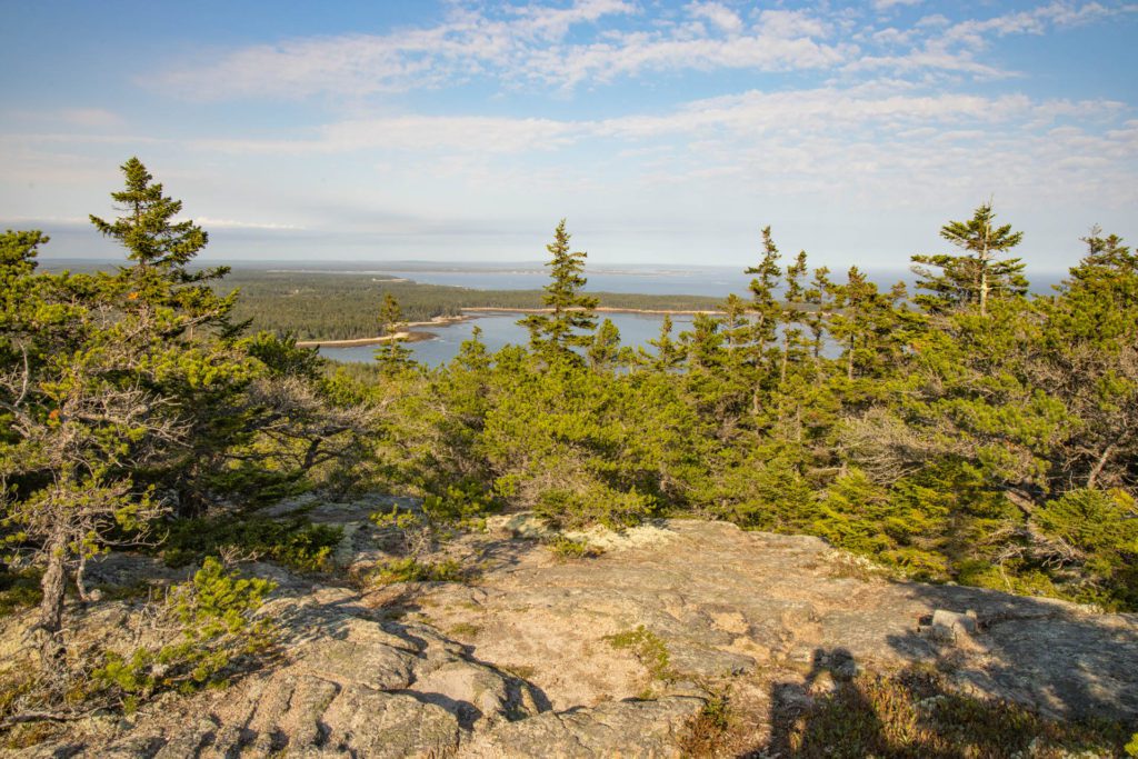The view From Schoodic Head in Acadia National Park.