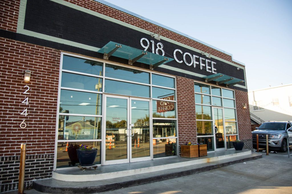 The exterior of 918 Coffee