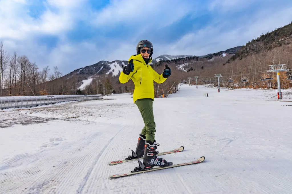 Lake Placid winter activities: skiing at Whiteface Mountain