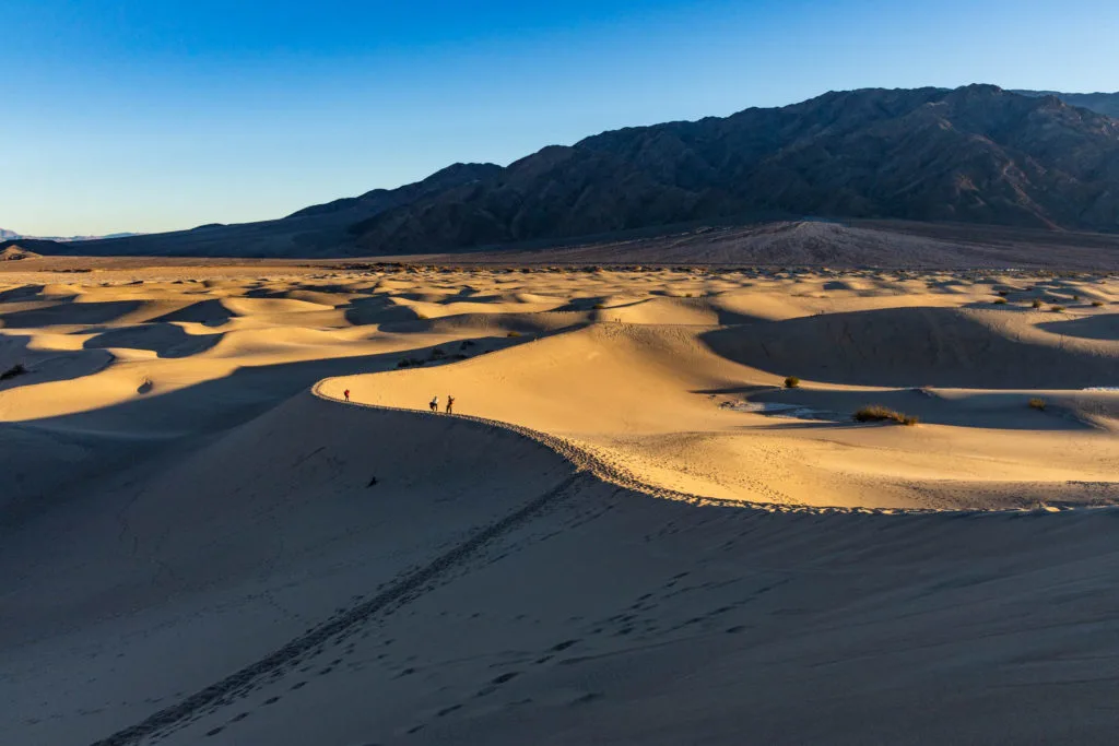 Mesquite Flats Sand Dunes in Death Valley National Park.