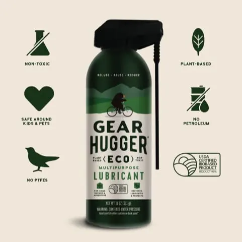 Gear Hugger Eco Multipurpose Lubricant (photo courtesy of Gear Hugger)