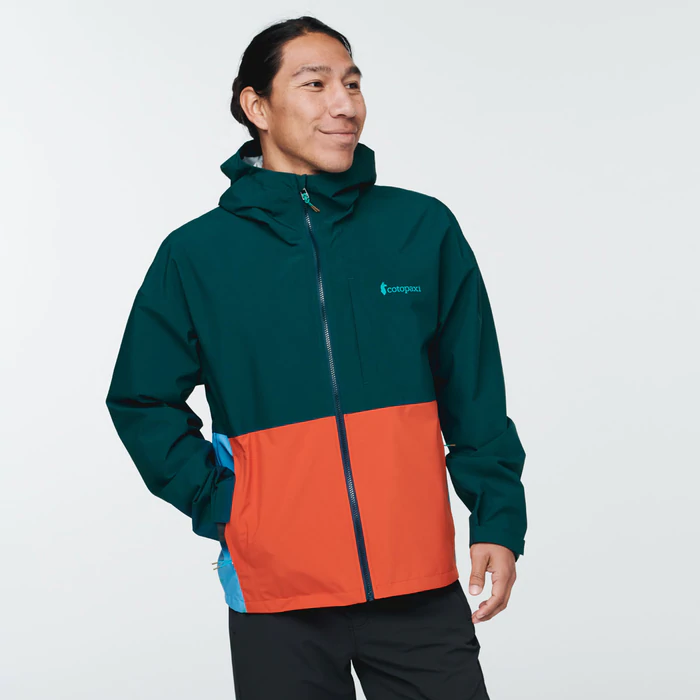 Cotopaxi Cielo Rain Jacket for men (photo courtesy of Cotopaxi).