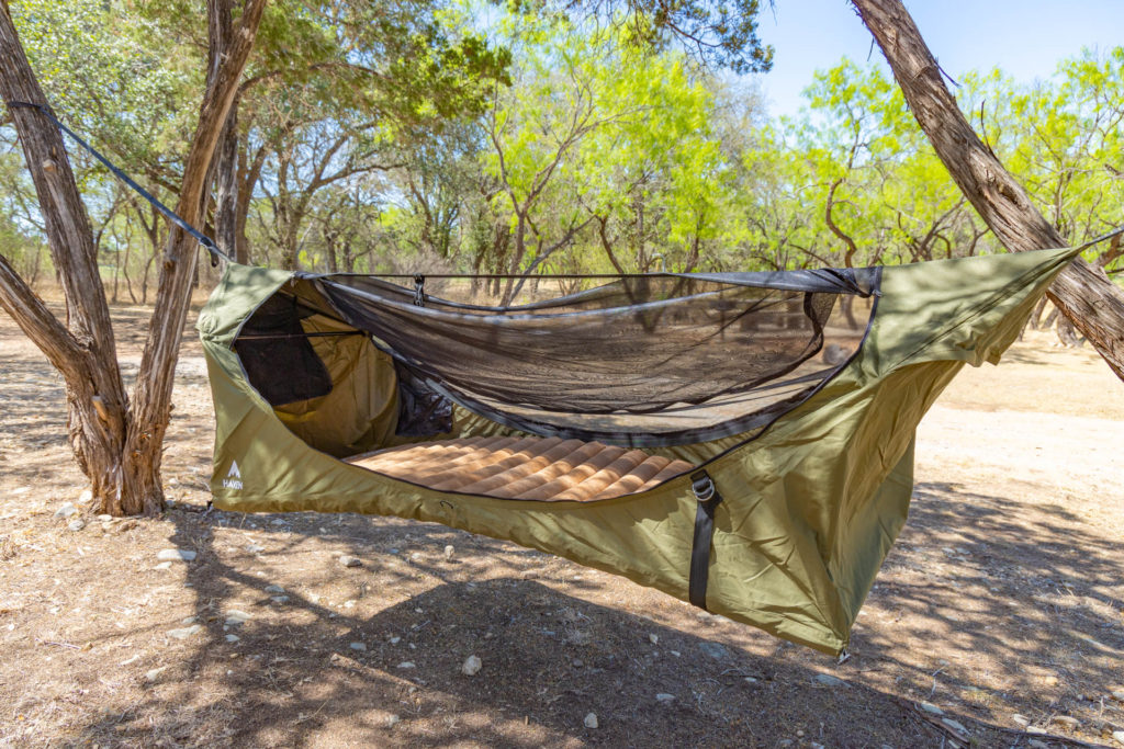 The Haven Safari lay-flat hammock.