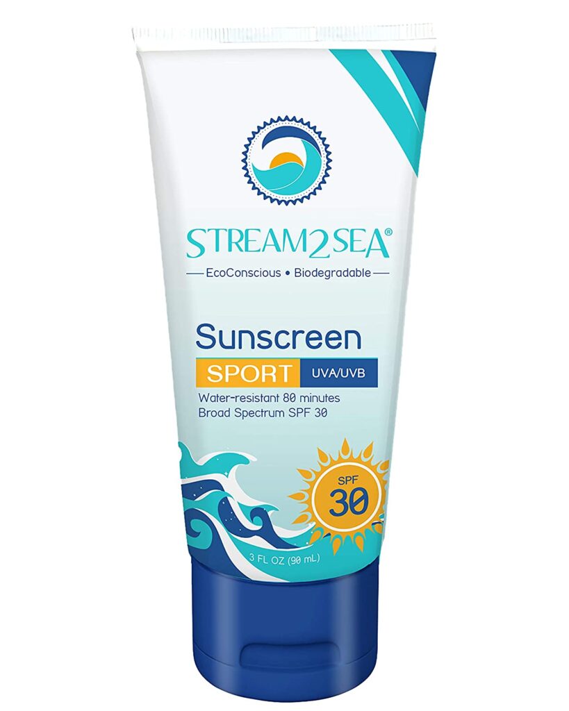 Stream2Sea Reef Safe Sunscreen. 